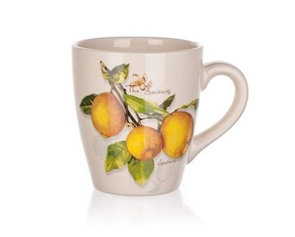 BANQUET Hrnek keramický LEMON 500 ml
