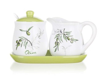 BANQUET Sada mliečenka s cukorničkou OLIVES, 4 diely, OK