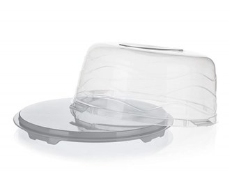 BANQUET Podnos plastový s víkem CULINARIA 33,5 x 16 cm, šedý