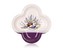 BANQUET Misa servírovací štvorlístok LAVENDER 32 cm, OK