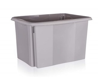 KEEEPER Box úložný EMIL 44,5 x 34,5 x 27 cm, 30 l, kouřový