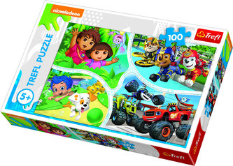 Nickelodeon - Nejkrásnější pohádky: Puzzle 100 dílků