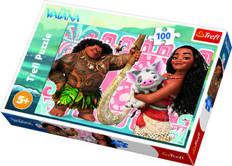 Odvážná Vaiana: Puzzle 100 dílků