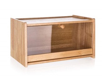 BANQUET Chlebník dřevěný BRILLANTE 38 x 22 x 20 cm, s plastovým víkem