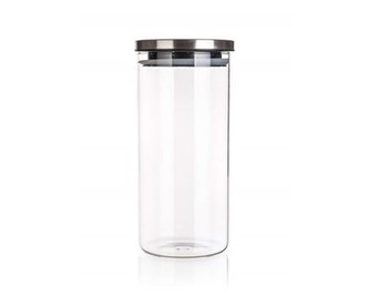 BANQUET Dóza sklenená FREIA 1450 ml, s viečkom