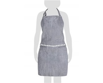 BANQUET Zástěra kuchyňská s kapsou DENIM 65 x 73 cm, šedá