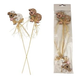 Zápich ovečka, 2 ks D3946