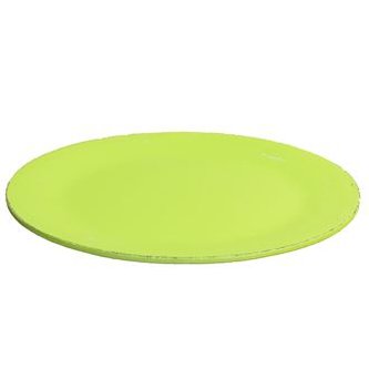 Dřevěný podnos oválný zelený D0766