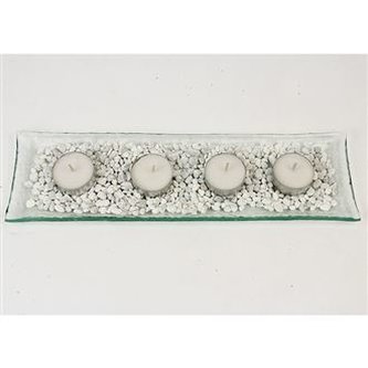 Skleněný tácek dekorační S0097