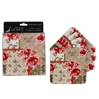 Podtácky 4 ks - Romantic