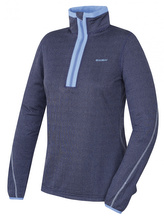 Dámská mikina s rolákem Artic L tm. purpurová/sv. modrá - XL
