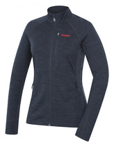 Dámská mikina z merino vlny Alou L černomodrá - XL