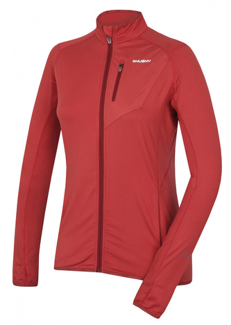 Dámská mikina na zip Tarp zip L tm. vínová - M