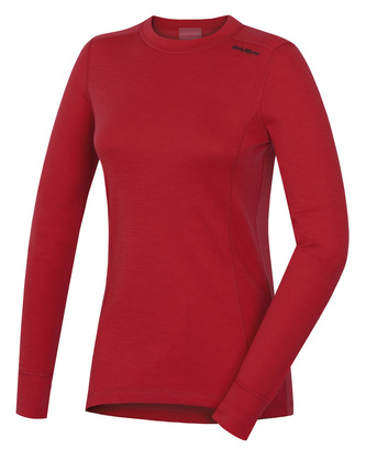 Dámská merino mikina Aron L tl. vínová - XL