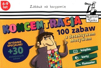 100 zabaw z detektywem Motywem Koncentracja