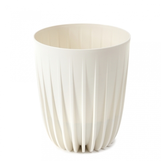 Plastový kvetináč Mira 145 mm, krém