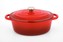 Pekáč s poklicí litinový Xanten 37 x 22 cm červený