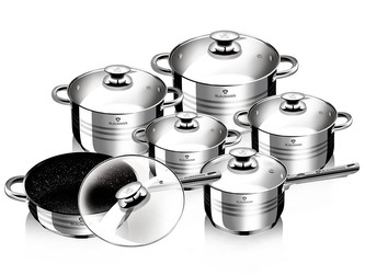 BLAUMANN Sada nádobí nerez 12 ks Jumbo Gourmet line BL-3167