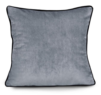 Vankúš VELVETE sivá 45x45 cm Mybesthome