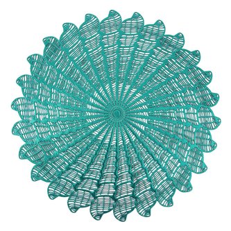 Prestieranie KELLY tyrkysová O 38 cm Mybesthome