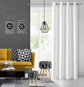 Dekorační závěs EASY TOP  bílá 1x140x250 cm MyBestHome