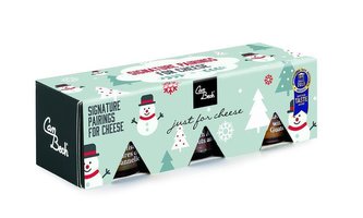 VÁNOČNÍ SADA OVOCNÝCH MINI OMÁČEK - SNĚHULÁK