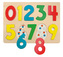 Puzzle na desce ´´Číslice s beruškami´´