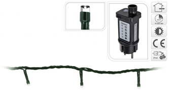 Osvětlení řetěz 120 LED 18 m teplá bílá