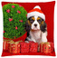 Polštář s motivem vánočního pejska  Mybesthome 40x40 cm