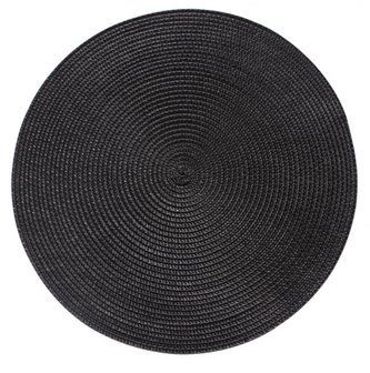 Prestieranie okrúhle SPLOT čierna O 38 cm Mybesthome
