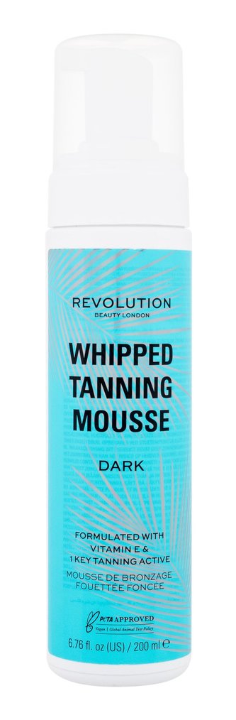 Makeup Revolution London Whipped Tanning Mousse Samoopalovací přípravek 200 ml Dark pro ženy