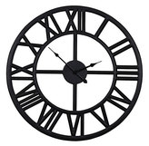 Nástenné hodiny SOLAR čierna O 40 cm Mybesthome