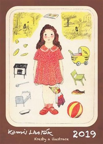 Kamil Lhoták Kresby a ilustrace - nástěnný kalendář 2019