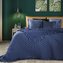 Přehoz na postel s volánky LUBA 220x240 cm granátová Mybesthome
