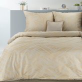 Povlečení METALICO II. béžová 100% saténová bavlna 1x 200x220 cm, 2x povlak 70x80 cm francouzské povlečení MyBestHome