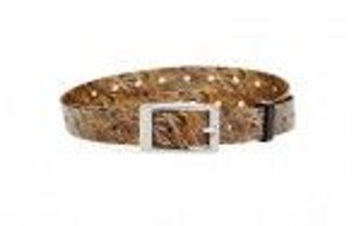 Plastový obojek hnědý maskáčový 15 mm x 70 cm