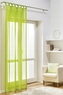 Dekoračná záclona s pútkami DIANA limonka 140x260 cm (cena za 1 kus) MyBestHome