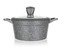 BANQUET Kastrol s nepřílnavým povrchem GRANITE 20 cm, stříkané dno, poklice