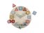 Hodiny s puzzle kockami drevené