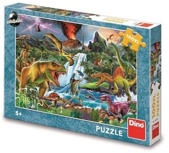 Puzzle 100XL Boj dinosaurů Puzzle 100XL Boj dinosaurů