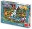 Puzzle 100XL Boj dinosaurů