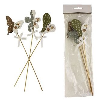 Dekorační zápich 3 ks D1413