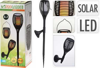 Lampa solární zahradní PROGARDEN 3v1 78 cm