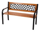 PROGARDEN Zahradní lavice dřevěná PALISANDR 118 x 50 x 75 cm KO-YA3000030