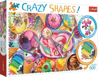 Trefl Puzzle Crazy Shapes Sladké sny 600 dielikov