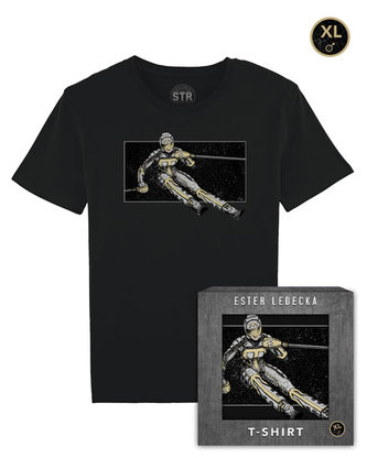 Tričko: Ester Ledecká, lyže- pánské XL