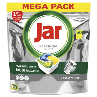 Jar Platinum All in One - kapsle do myčky LEMON 60ks