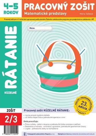 Kúzelné rátanie - Pracovný zošit 4-5 rokov