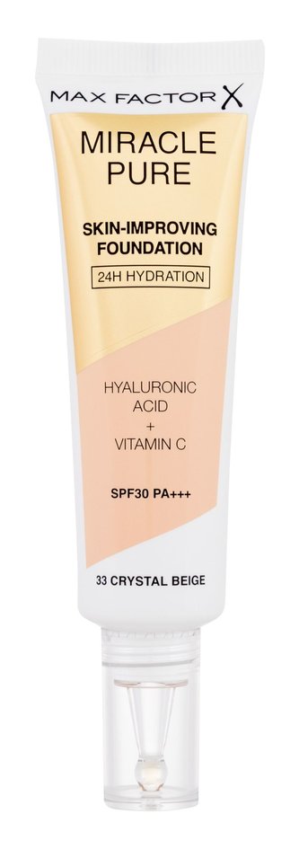 Max Factor Miracle Pure Makeup Skin-Improving Foundation 30 ml 33 Crystal Beige SPF30 pro ženy