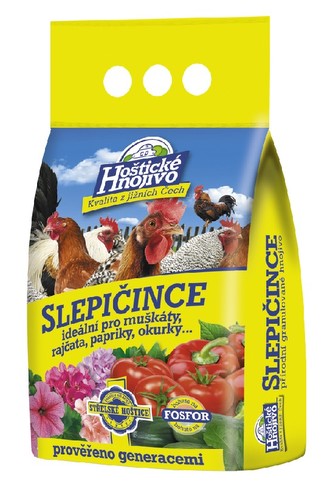 Hnojivo Slepičince granulované 2,5kg/FO